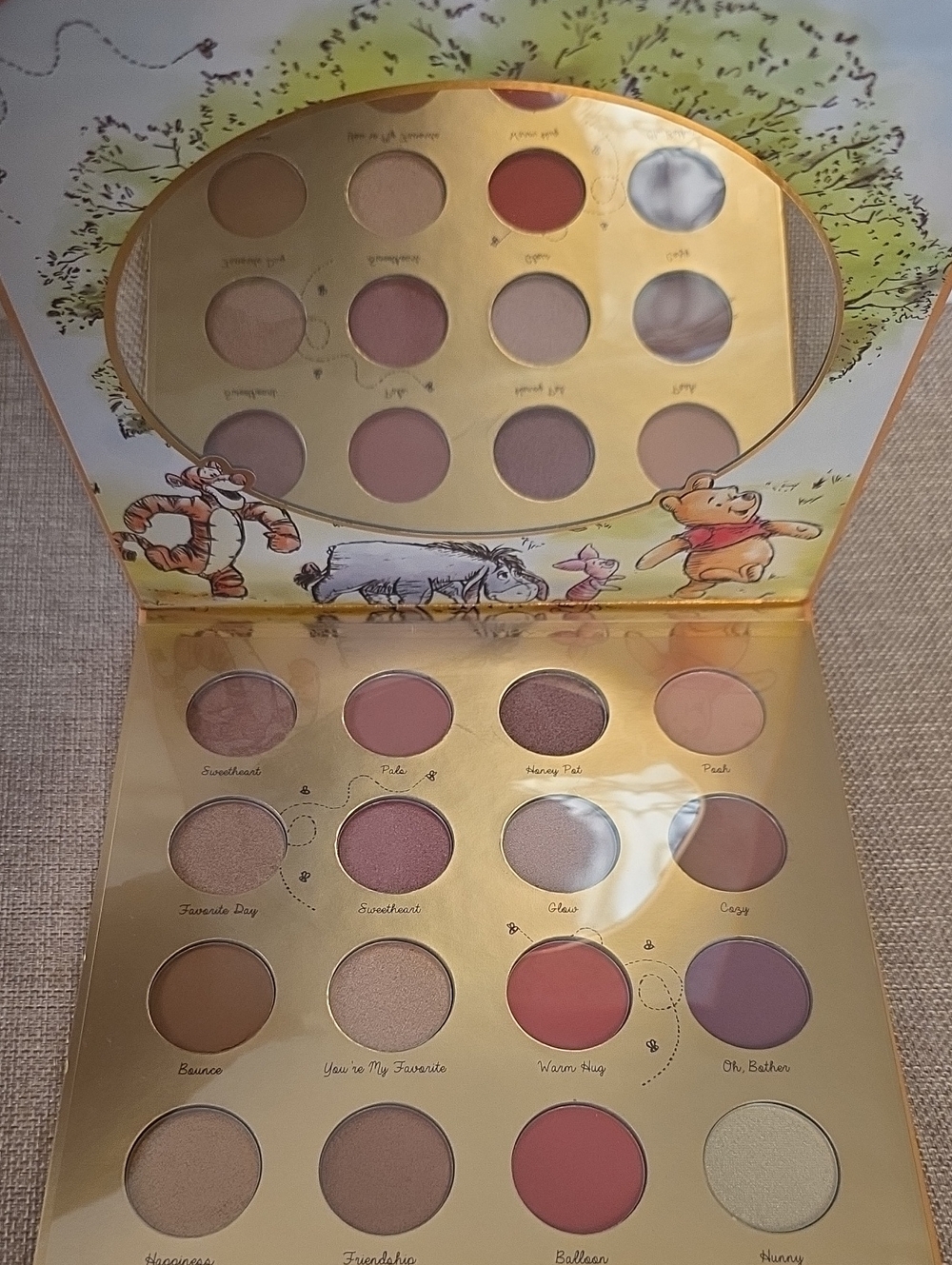 Whimsical Warm Pink & Neutral Eyeshadow Palette - Soft Matte and Shimmer Shades